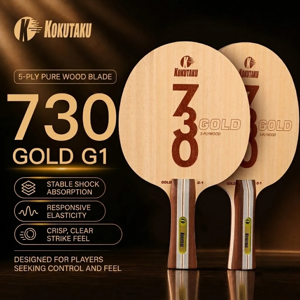 Table Tennis Games - コクタク卓球ブレードFL 730 G1 5層木材/G2 5層木材と2層カーボン卓球ラケットブレード アークトレーニング