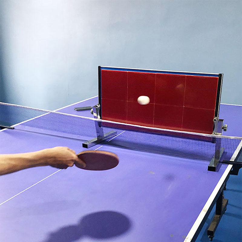 Table Tennis Gun - 家庭用卓球リバウンドボード、ピンポンスプリングバックマシン、一人自習用ピンポンボールトレーニング機器アクセサリー
