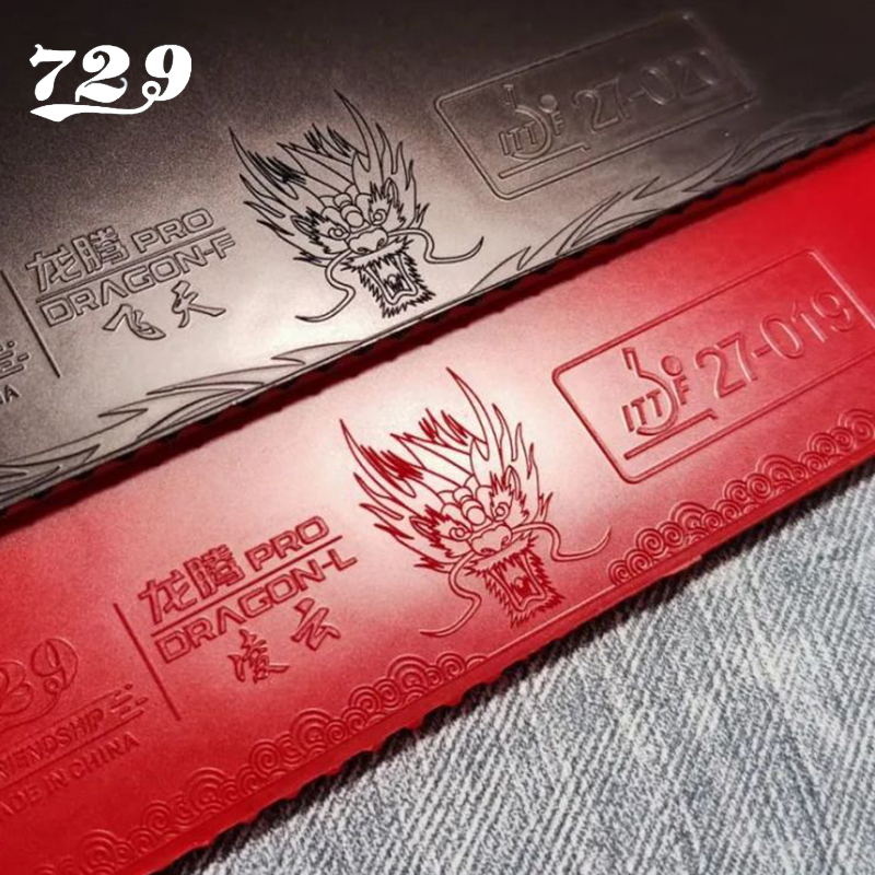 Table Tennis Bat - 友達729ドラゴンフプロテーブルテニスラバーピンポンでping愛好家40個のボール用pingpong戦闘パドルラケット用