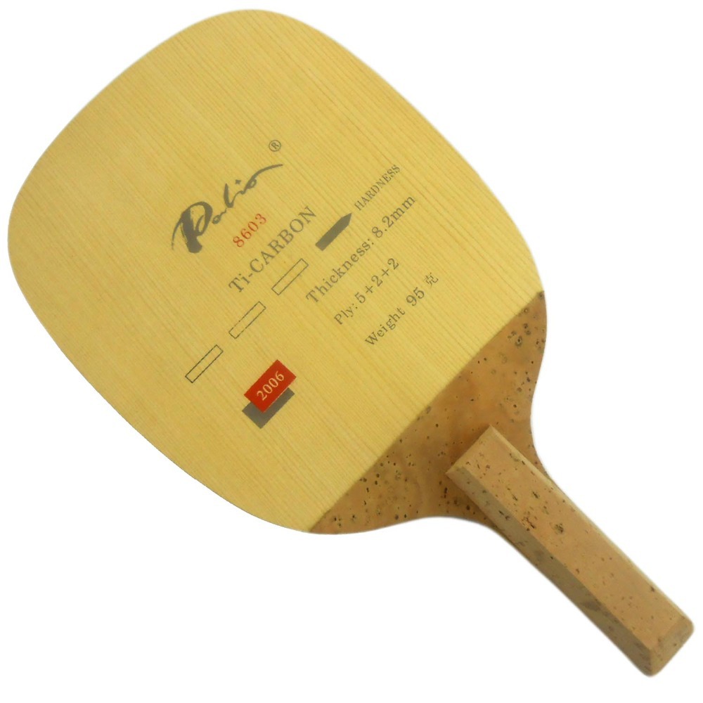 Table Tennis Japan - Palio-カーボンチタンテーブルラケット,Tバックラケットjs,日本のへそ,高速攻撃,オリジナル,8603