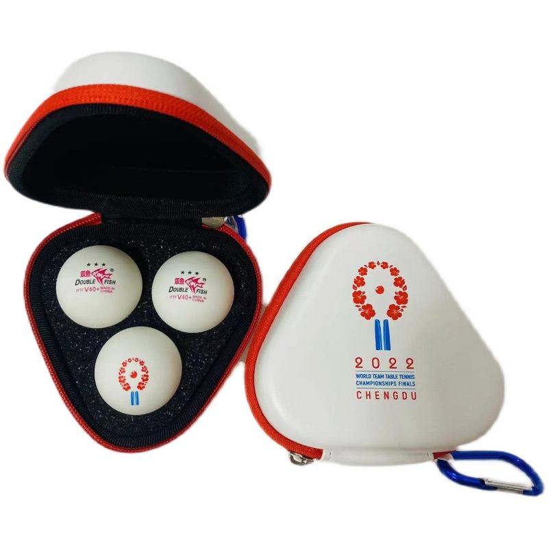 Table Tennis Championships - Chengdu-卓球ボール、二重魚、3つ星、v40、3つ星、公式、限定版、2022