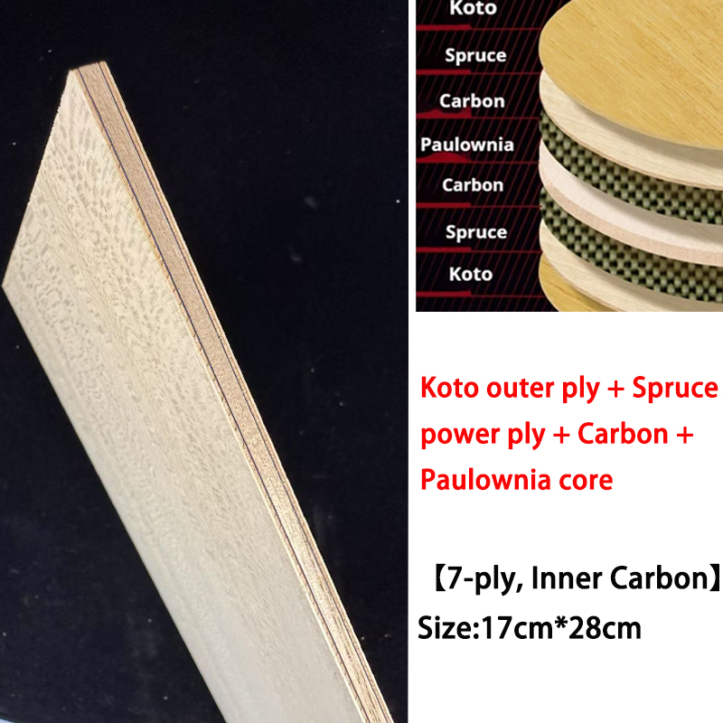Koto DIY 卓球ブレード木製 7 層スプルースパワーカ - Table Tennis Launcher のレビューと価格