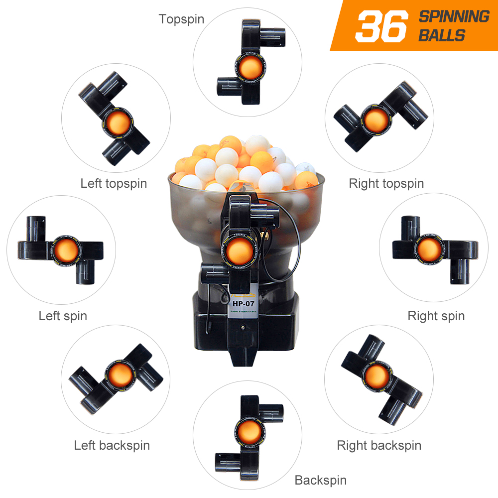 自動卓球ロボット ピンポンボールマシン 40mm規格ピンポン - Table Tennis Gun のレビューと価格