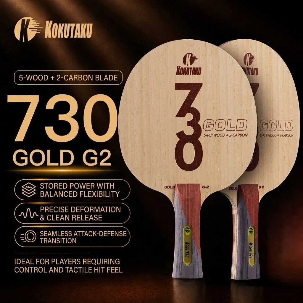コクタク卓球ブレードFL 730 G1 5層木材/G2 5層 - Table Tennis Games のレビューと価格