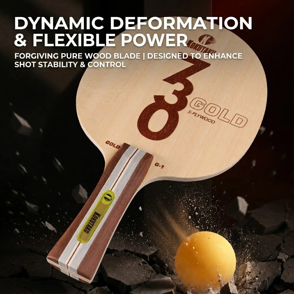 コクタク卓球ブレードFL 730 G1 5層木材/G2 5層 - Table Tennis Games のレビューと価格