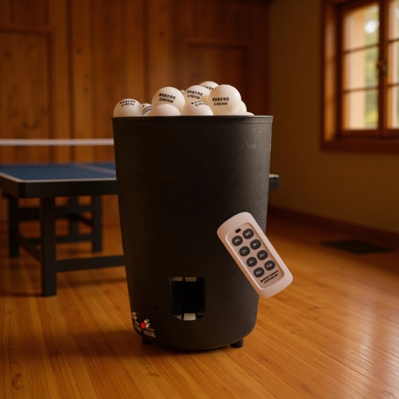 ポータブル卓球ボールマシン 自動充電式ピンポンロボットランチ - Table Tennis Gun のレビューと価格