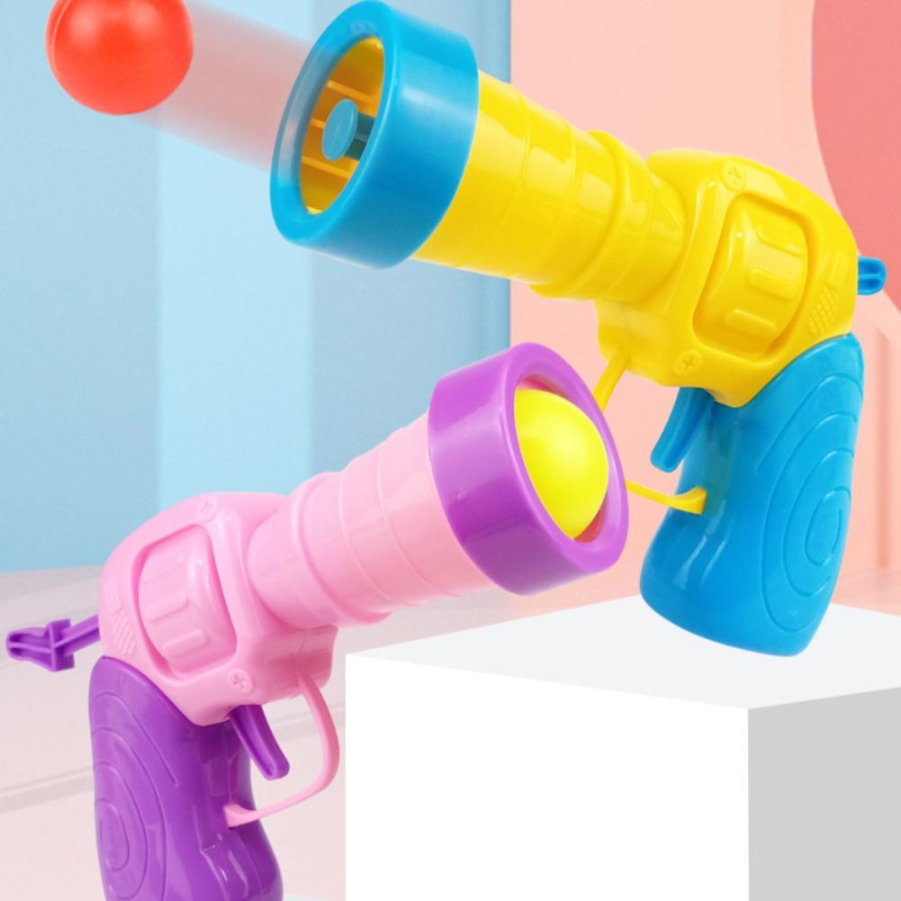 卓球ピストルおもちゃの銃男の子用空気圧プラスチックボールシュ - Table Tennis Gun のレビューと価格