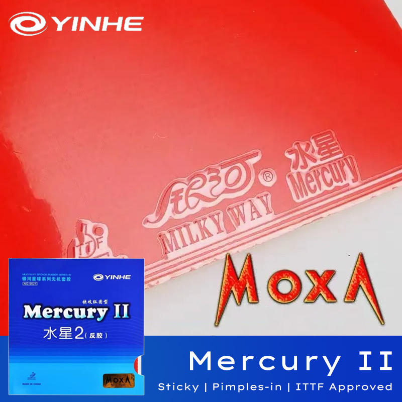 YINHE Mercury 2 卓球ラバー ピンプルズインピ - Table Tennis Gun のレビューと価格